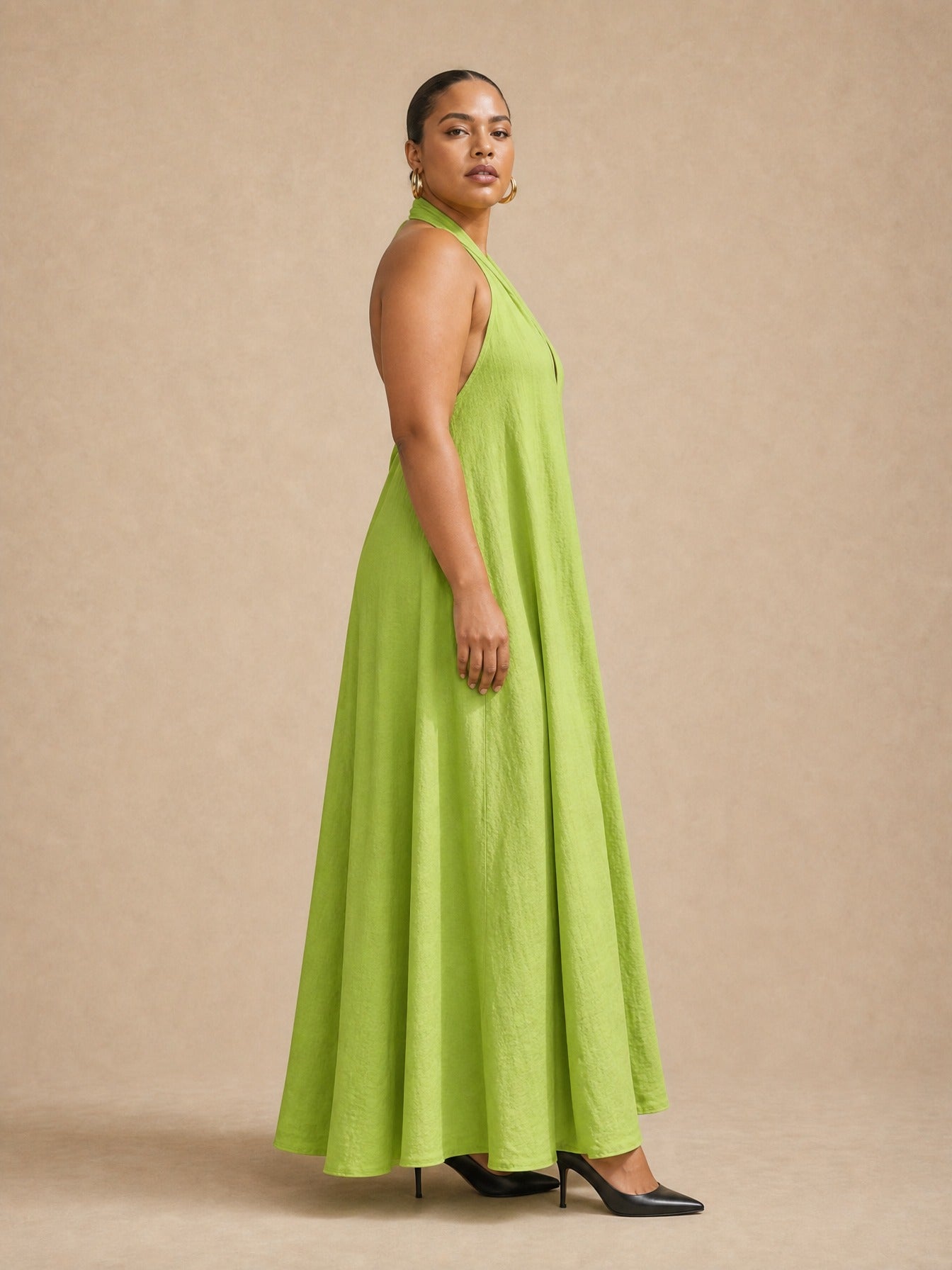 Aveline Halter Maxi Dress