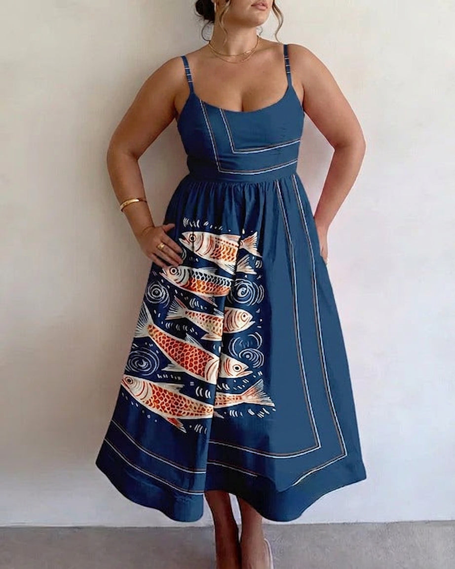 Tinsley | Ocean Tide Midi Dress