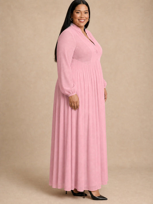 Celine Light Pink Maxi Dress