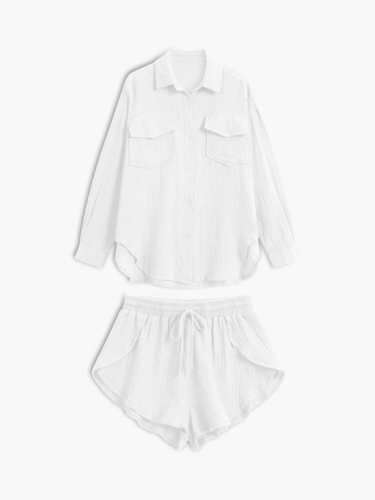 Zoe Minimalist Shorts Set