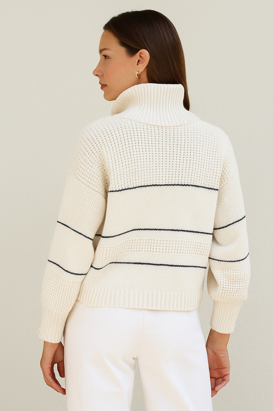 Tallulah | Button-Collar Knit Sweater