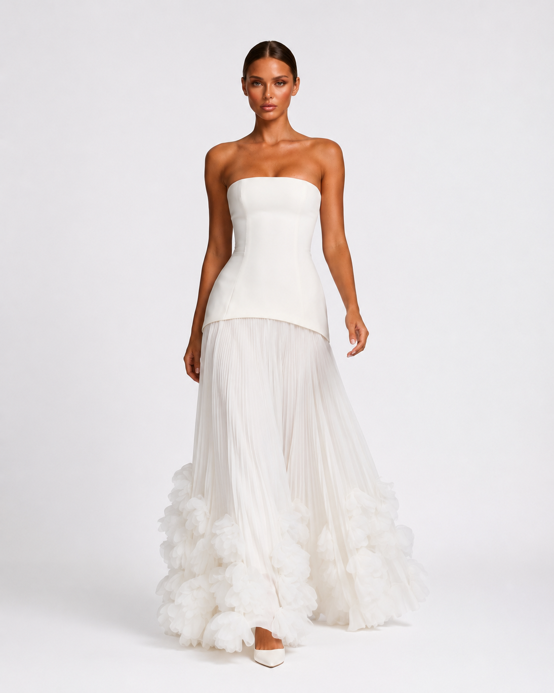 Rosette Gown Maxi