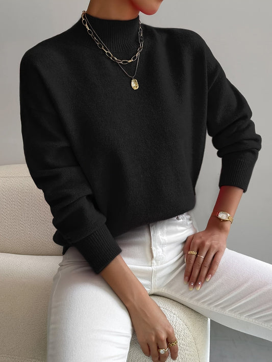 Harper | Soft Mock-Neck Sweater