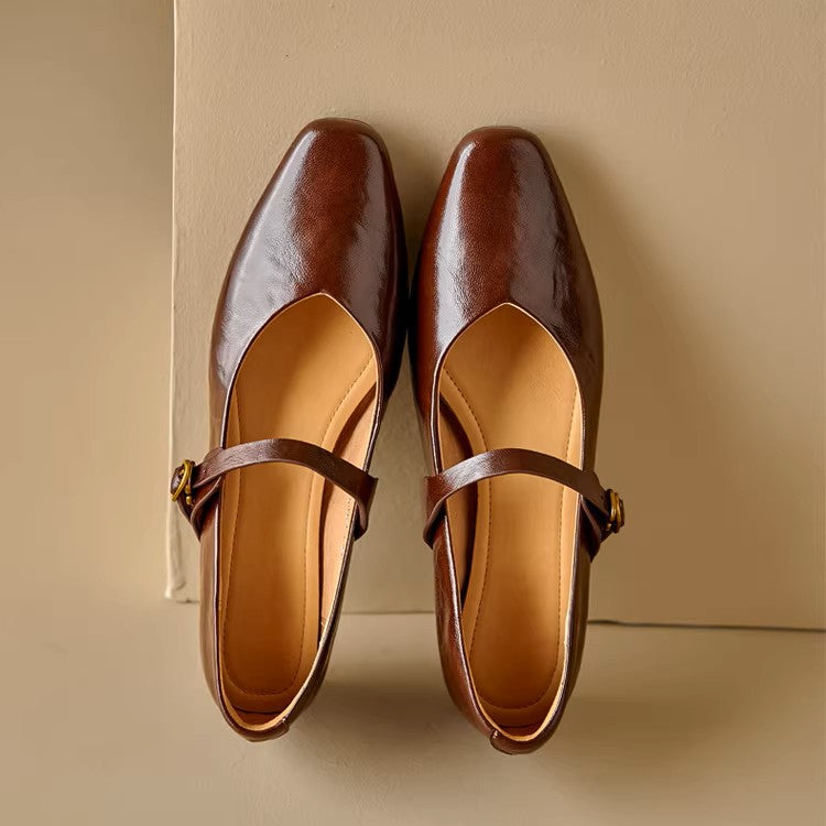 Felya Genuine Leather Heels