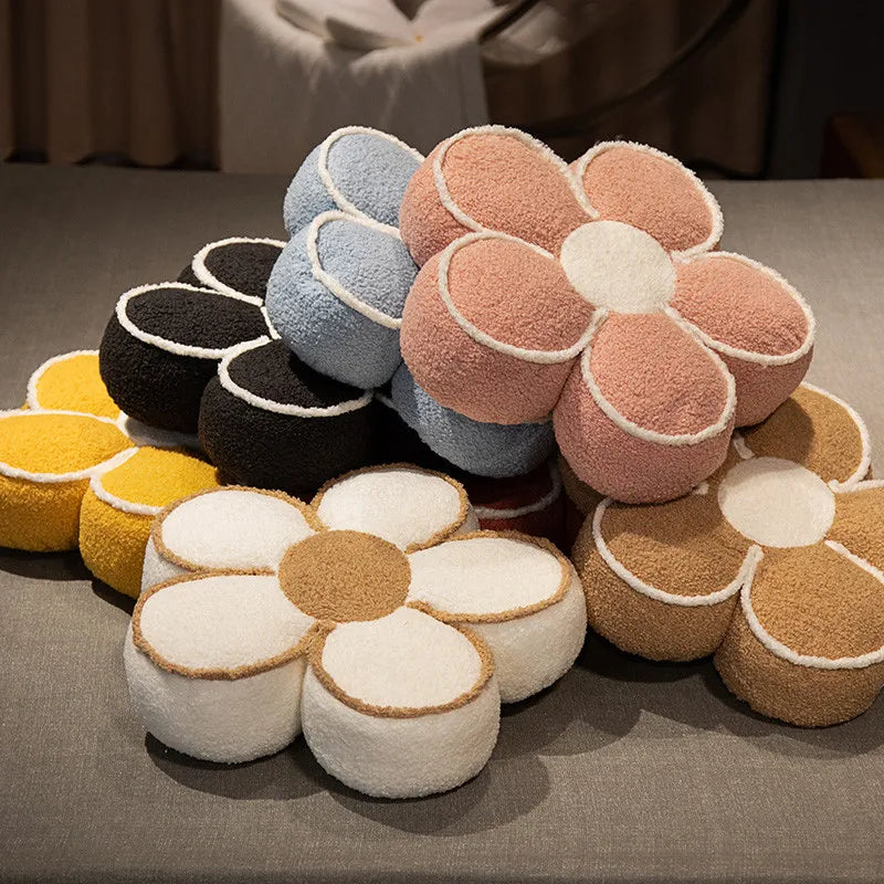 Plush Petal Cushions