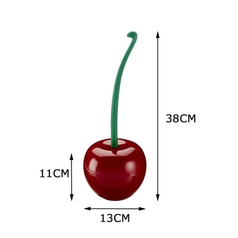 Cherry Toilet Brush Set