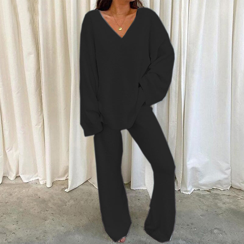Zeinab V-neck Two-piece Set
