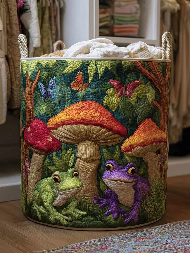 Mushroom Garden Laundry Basket - 2