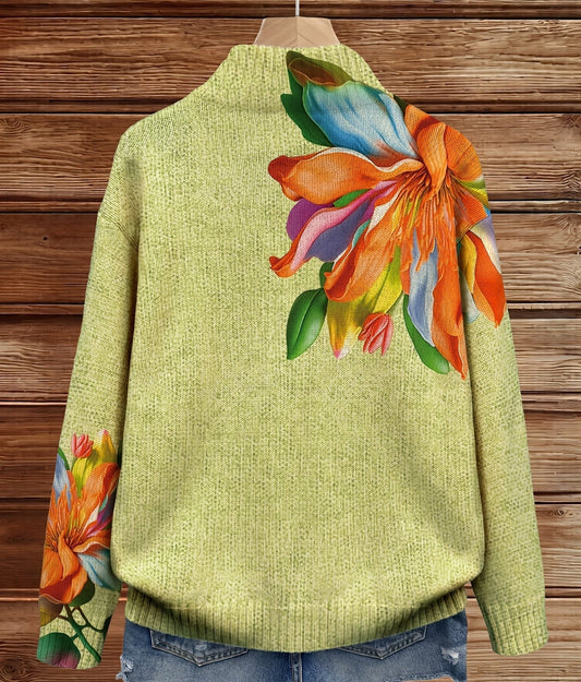 Sidonie™ | Vibrant Tropical Lily Floral Print