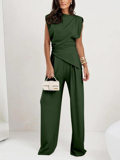 Romilly Sleeveless Casual Two-Piece Set