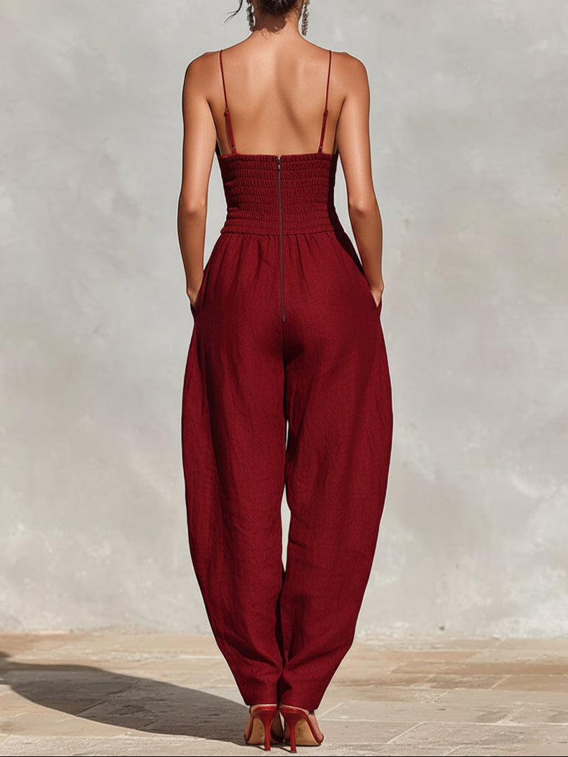 Clara High-Waisted Jumpsuit