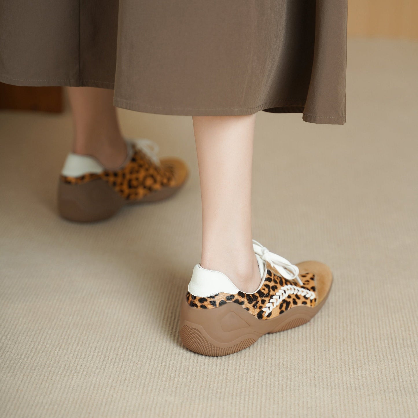 Lea Genuine Suede Sneakers