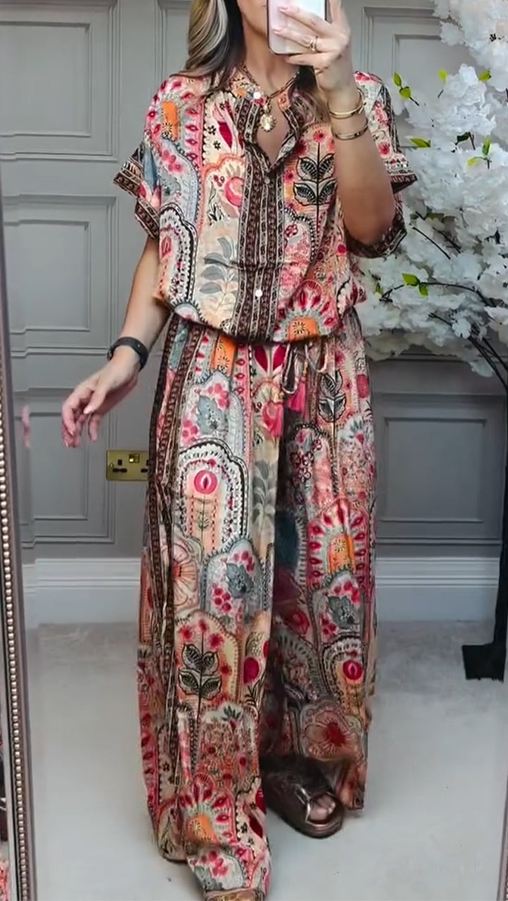 Seren Printed Casual Suit