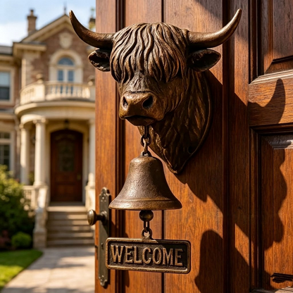 Highland Cow Doorbell