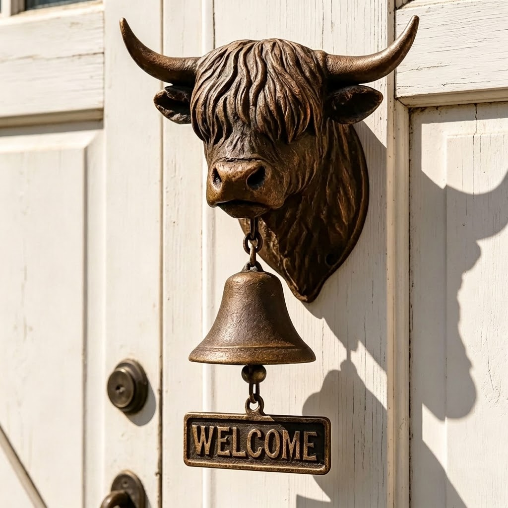 Highland Cow Doorbell