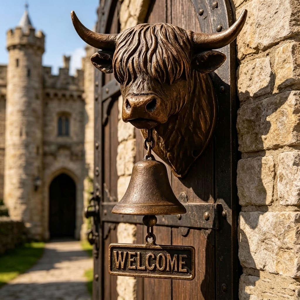 Highland Cow Doorbell
