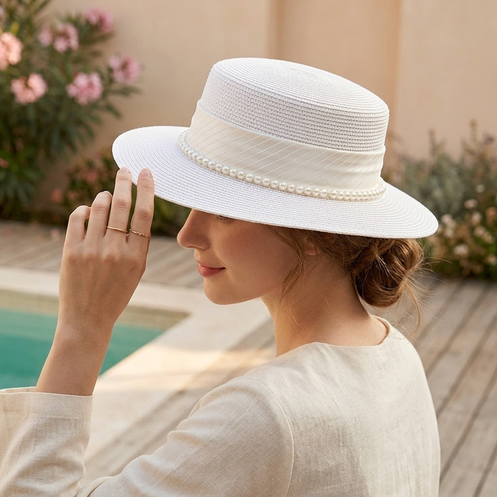 Riviera Pearl Sun Hat