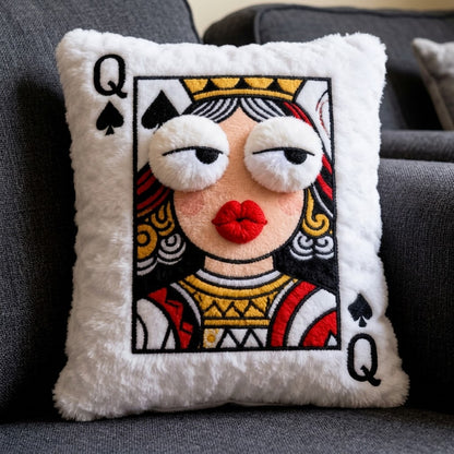 Poker King Throw Pillow