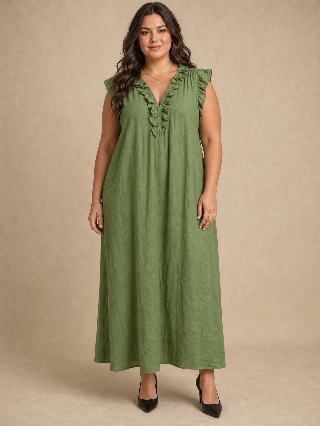 Sienna Ruffle Maxi Dress