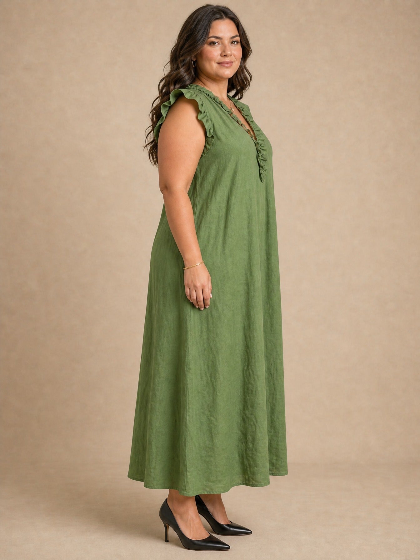 Sienna Ruffle Maxi Dress