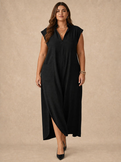 Elara Ruffle Maxi Dress