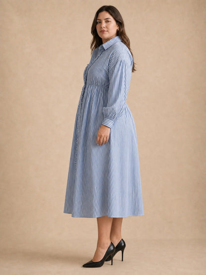 Elin Stripe Maxi Dress