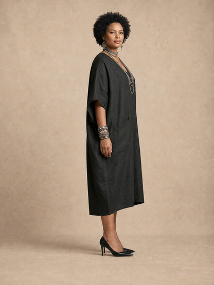 Kaia Relaxed Kaftan Maxi Dress