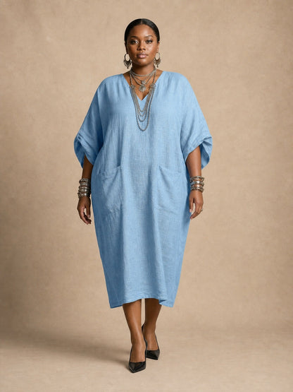 Kaia Relaxed Kaftan Maxi Dress