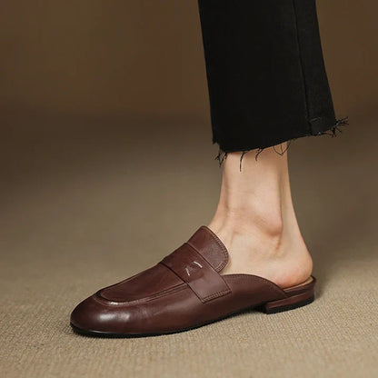 Aurora Genuine Leather Mules