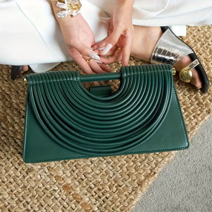 Estelle Ribbed Clutch