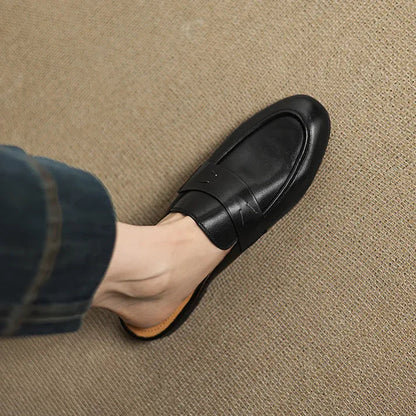 Aurora Genuine Leather Mules