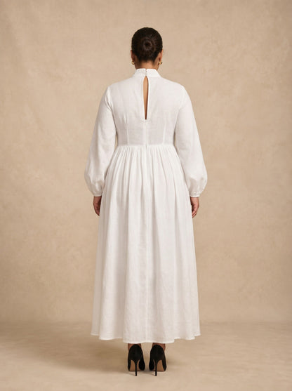 Celine White Maxi Dress
