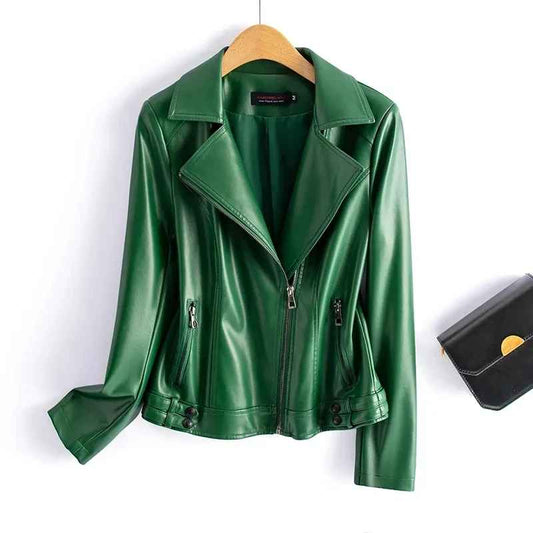 Valeria Leather Blazer