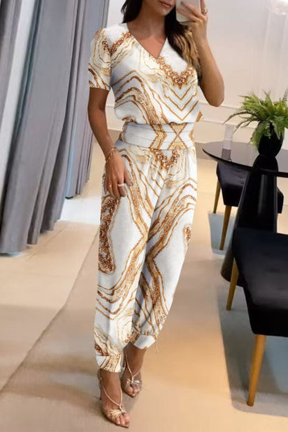 Alea V-Neck Two-Piece Set