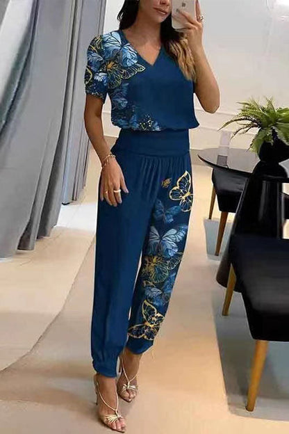 Alea V-Neck Two-Piece Set