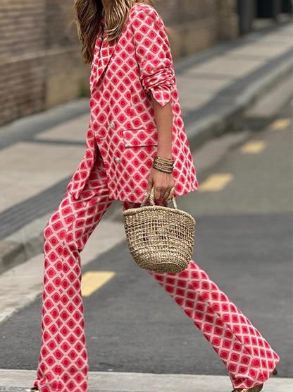 Michaella Printed Two-Piece Set