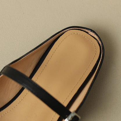 Amini Genuine Leather Mules