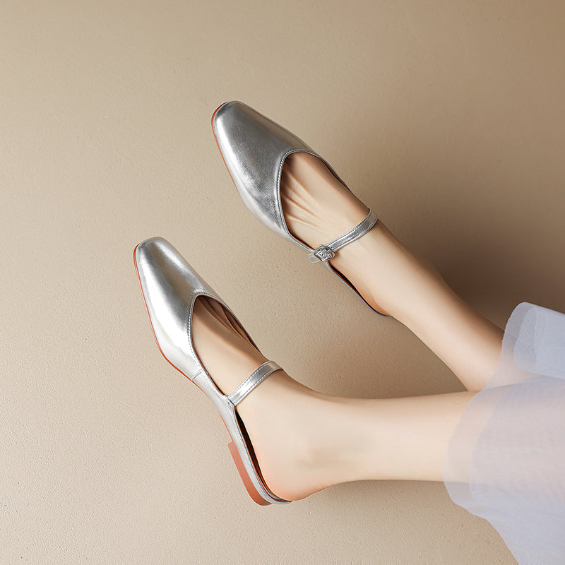 Amini Genuine Leather Mules