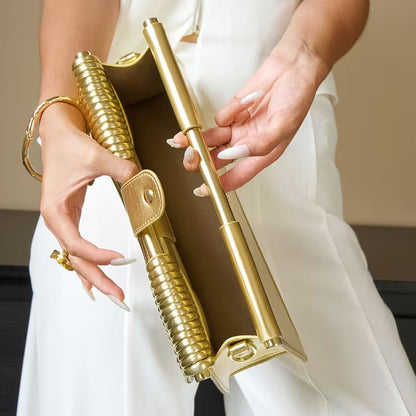 Estelle Ribbed Clutch