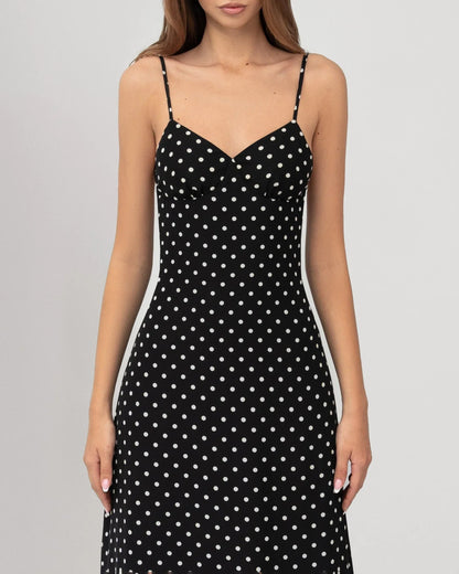 Midnight Muse Polka Maxi