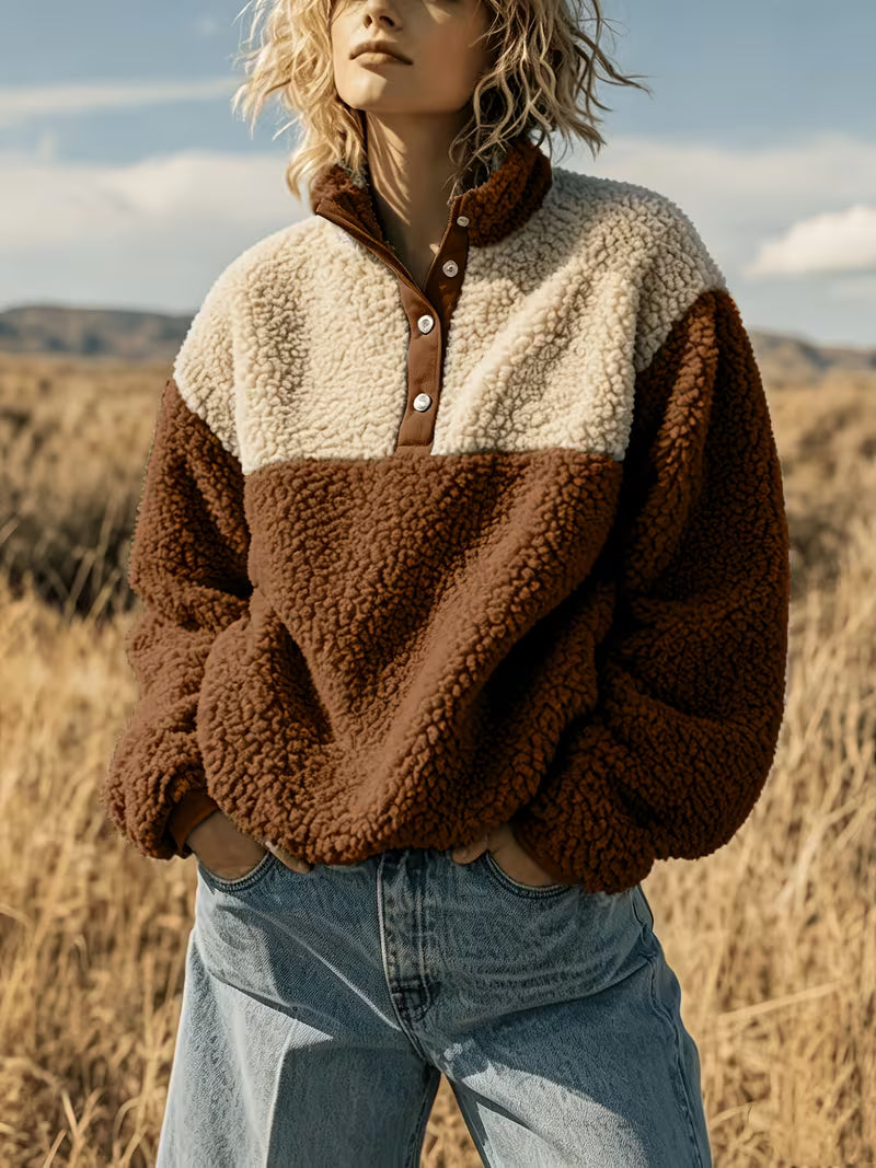 Avery Sherpa Fleece Pullover