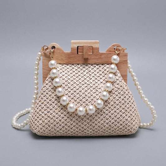 Ivory Pearl Crossbody Bag