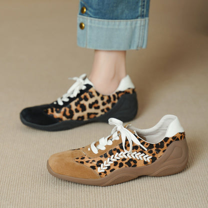 Lea Genuine Suede Sneakers