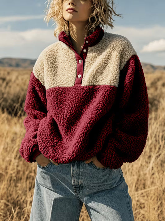 Avery Sherpa Fleece Pullover