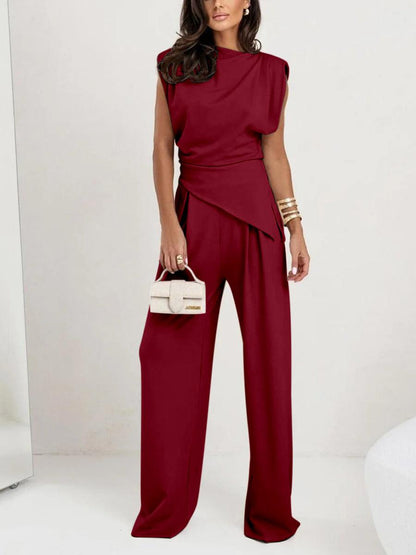 Romilly Sleeveless Casual Two-Piece Set