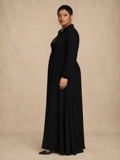 Celine Black Maxi Dress