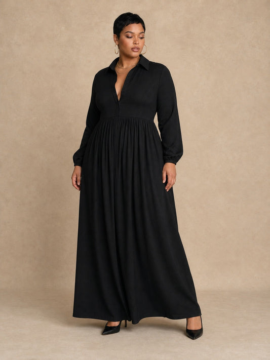 Celine Black Maxi Dress