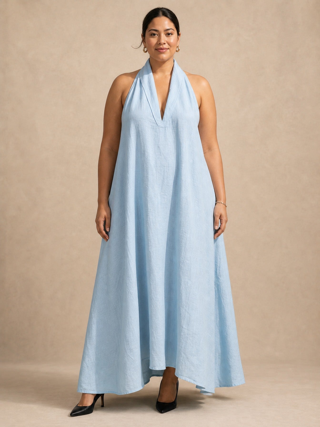 Aveline Halter Maxi Dress