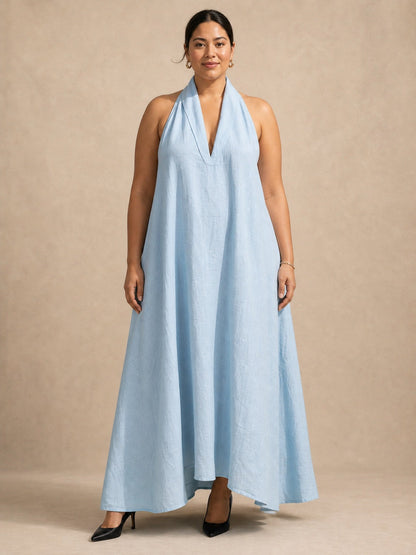 Aveline Halter Maxi Dress