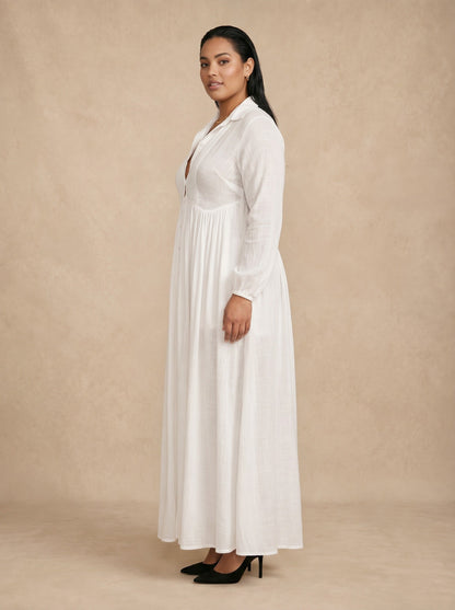 Celine White Maxi Dress